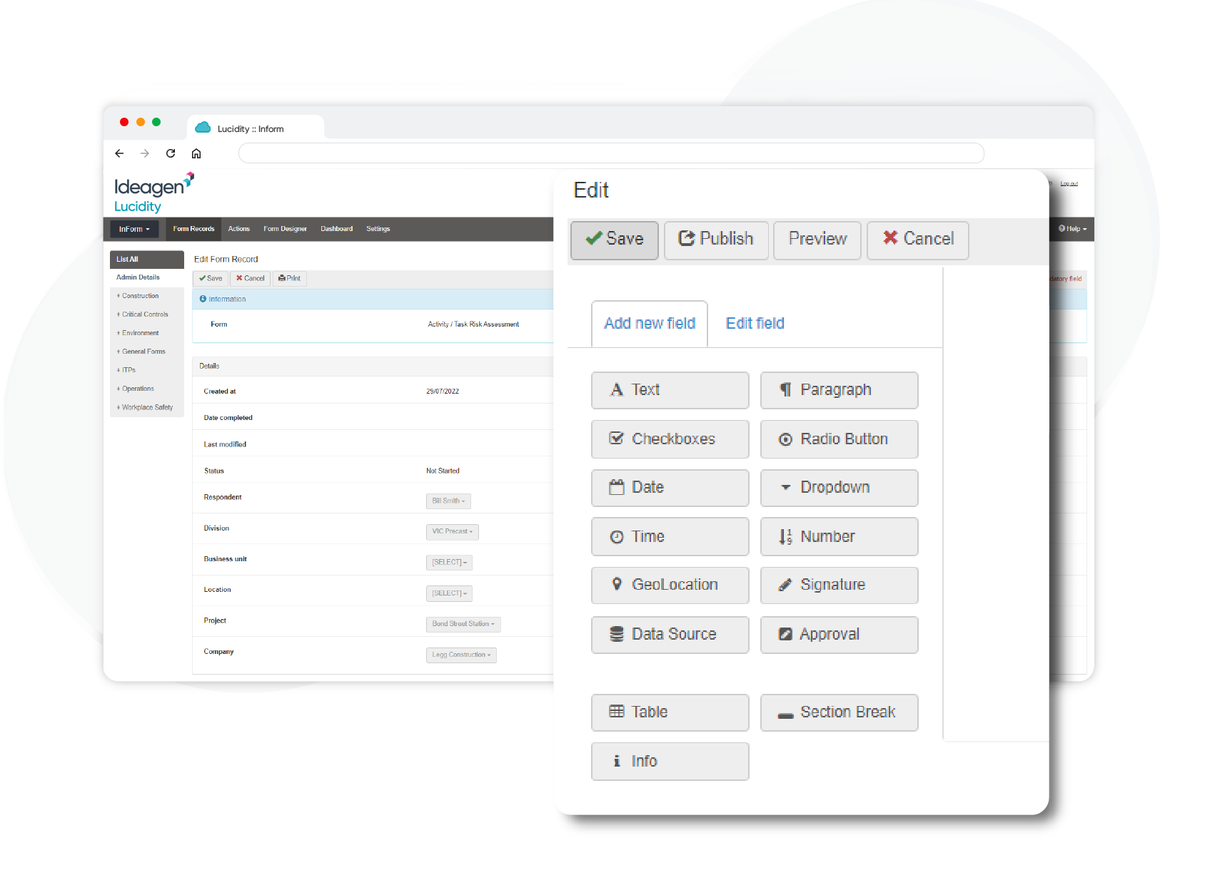 Software Actions Action Management Software - WHS Software | Lucidity