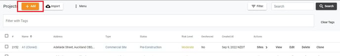 Add Project