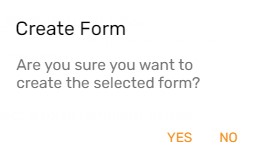 Create Form Dialog