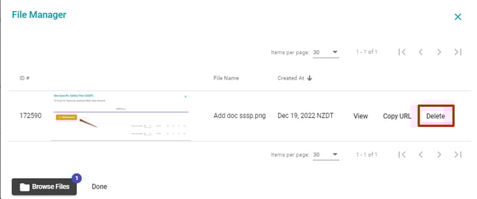 Delete file sSSp