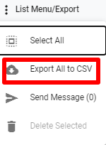 Exort all to csv