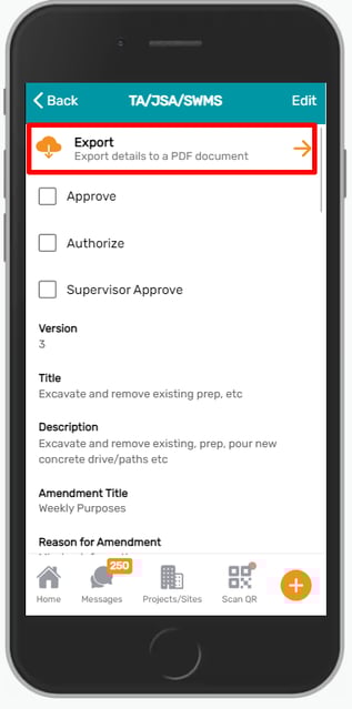 Export TA Mobile