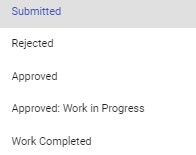 Form Statuses