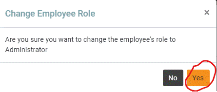 Employees - change role