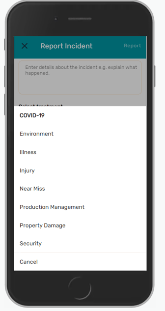 Incident types