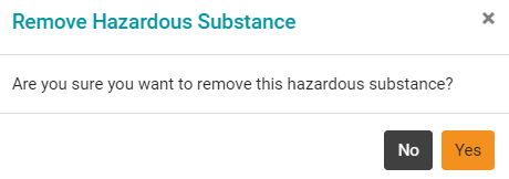 Remove Hazardous Substance