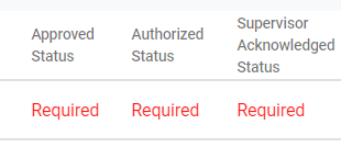 Required