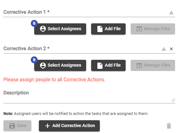 Two actions