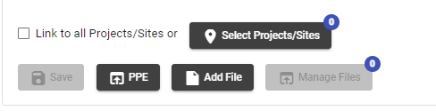 Link to all Projects and Sites
