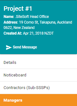 Manager projects