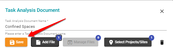 Save TA documents