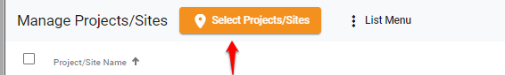 Select projects managers