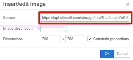 Source image address